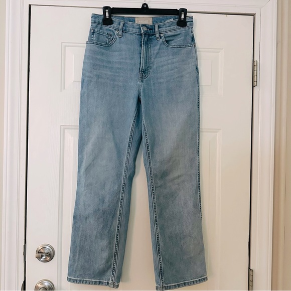 Everlane Cheeky Bootcut Cropped Jean in sunbleached blue size 27 - Picture 2 of 9